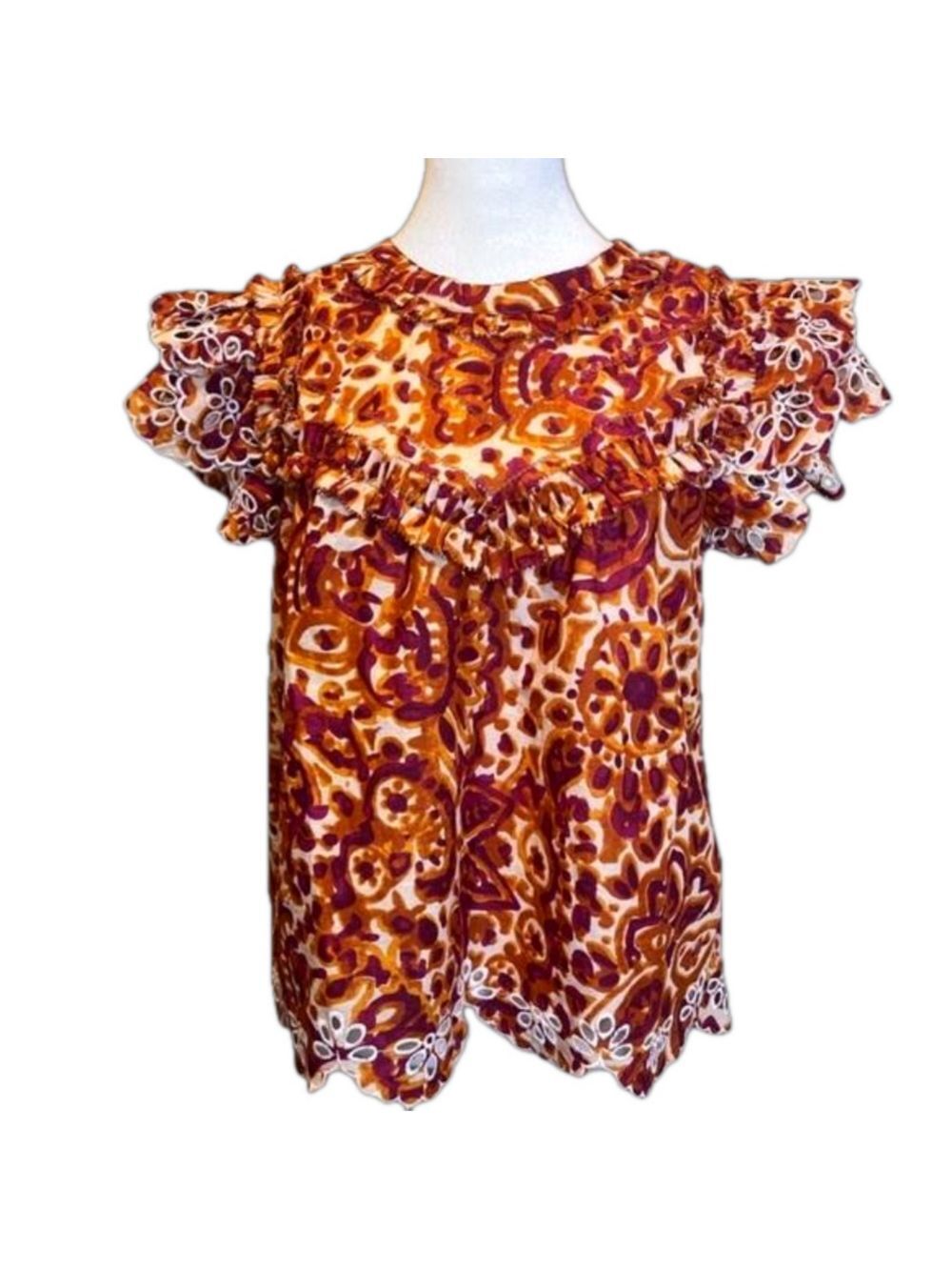 House of Harlow 1960 Ruffle Top XS